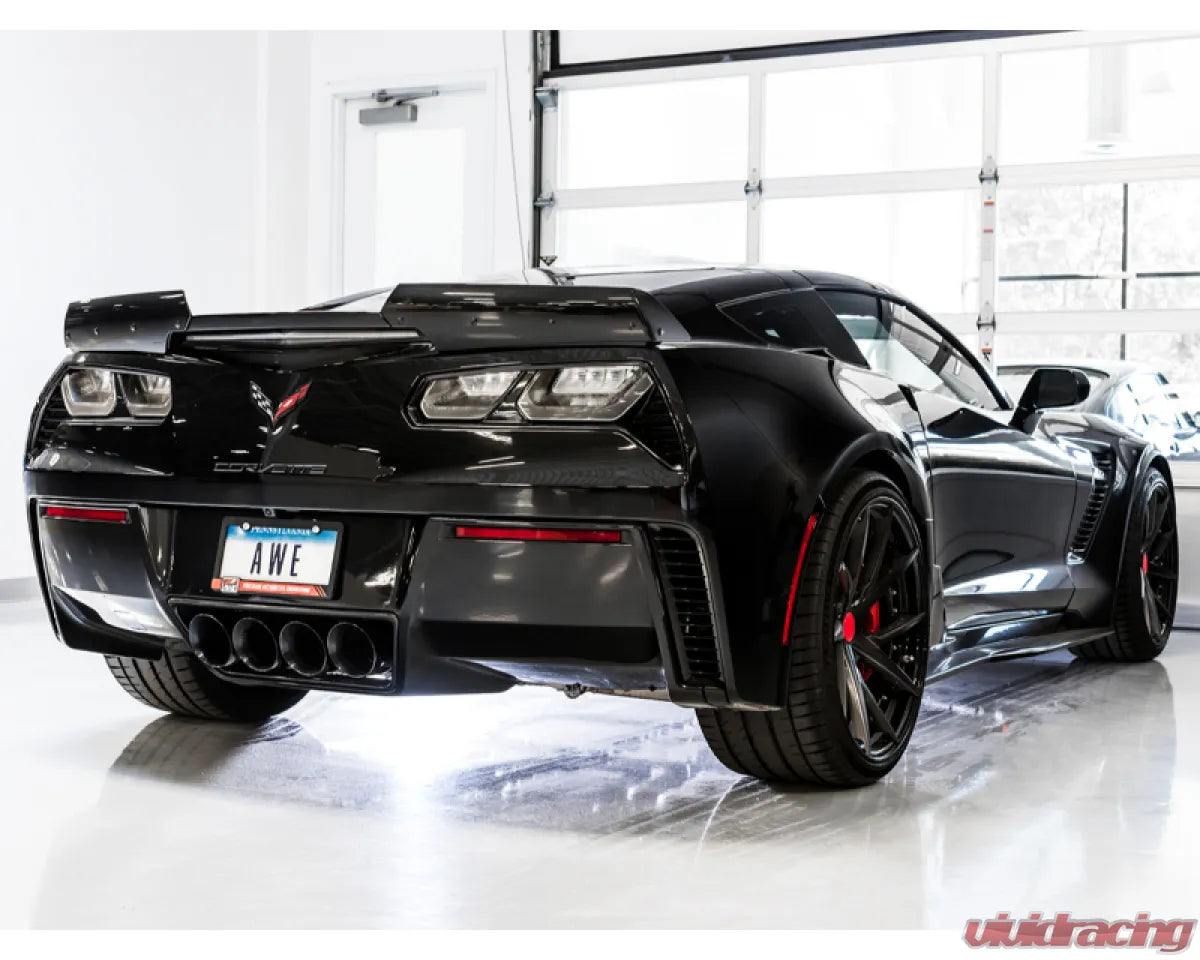AWE Tuning Touring Edition Axle Back Exhaust | 3" Diameter | 4.5" Quad Diamond Black Tips Chevrolet Corvette Grand Sport |Corvette Stingray |Corvette Z51|Corvette Z06|Corvette ZR1 2014-2019