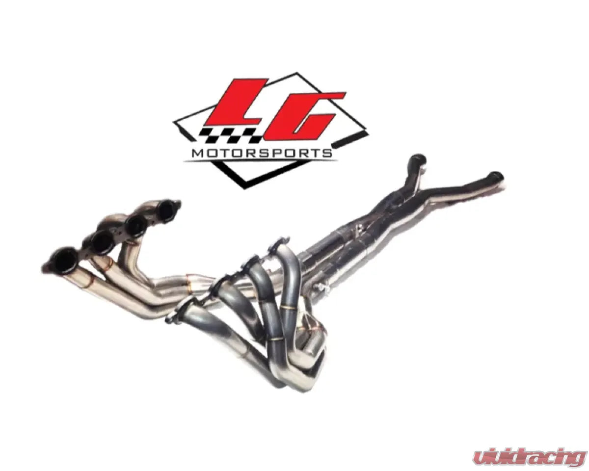 LG Motorsports 1 3/4" to 1 7/8" Super Pro Long Tube Headers & X-Pipe for 2014-2019 Corvette C7